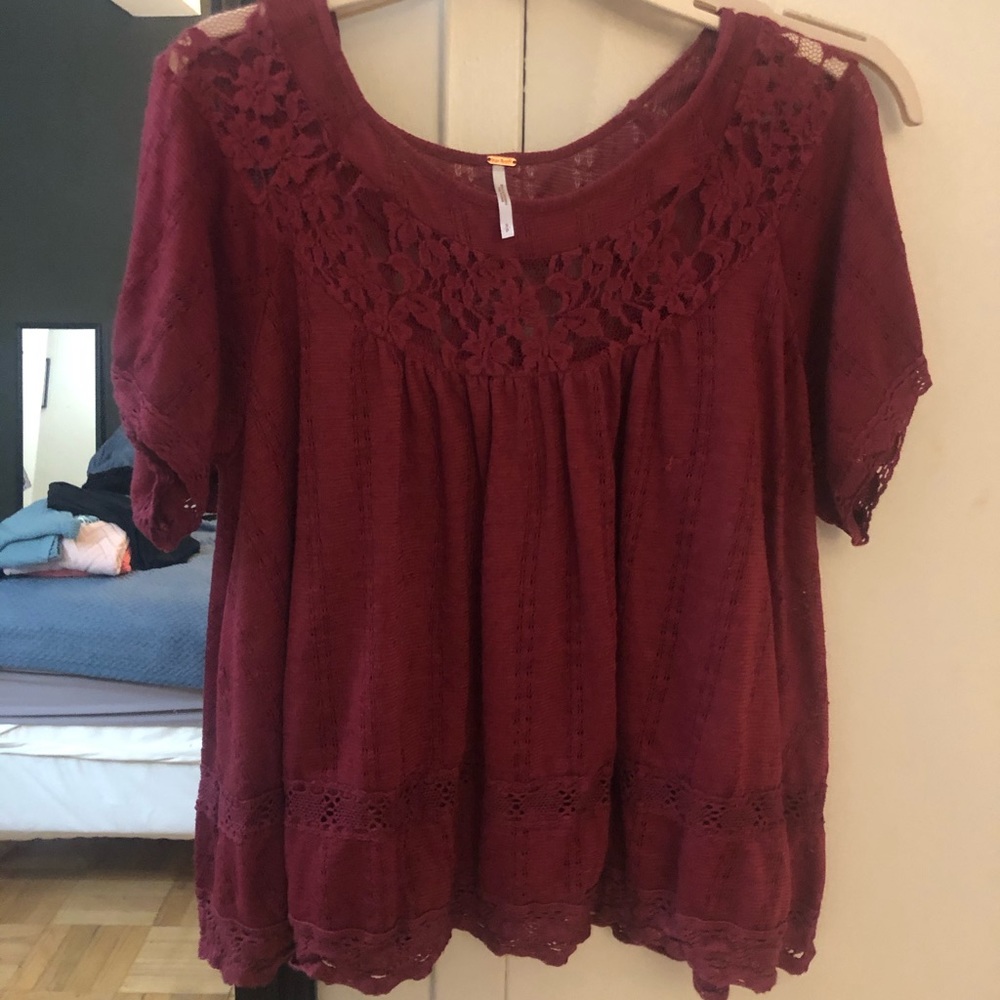 Free people lace top